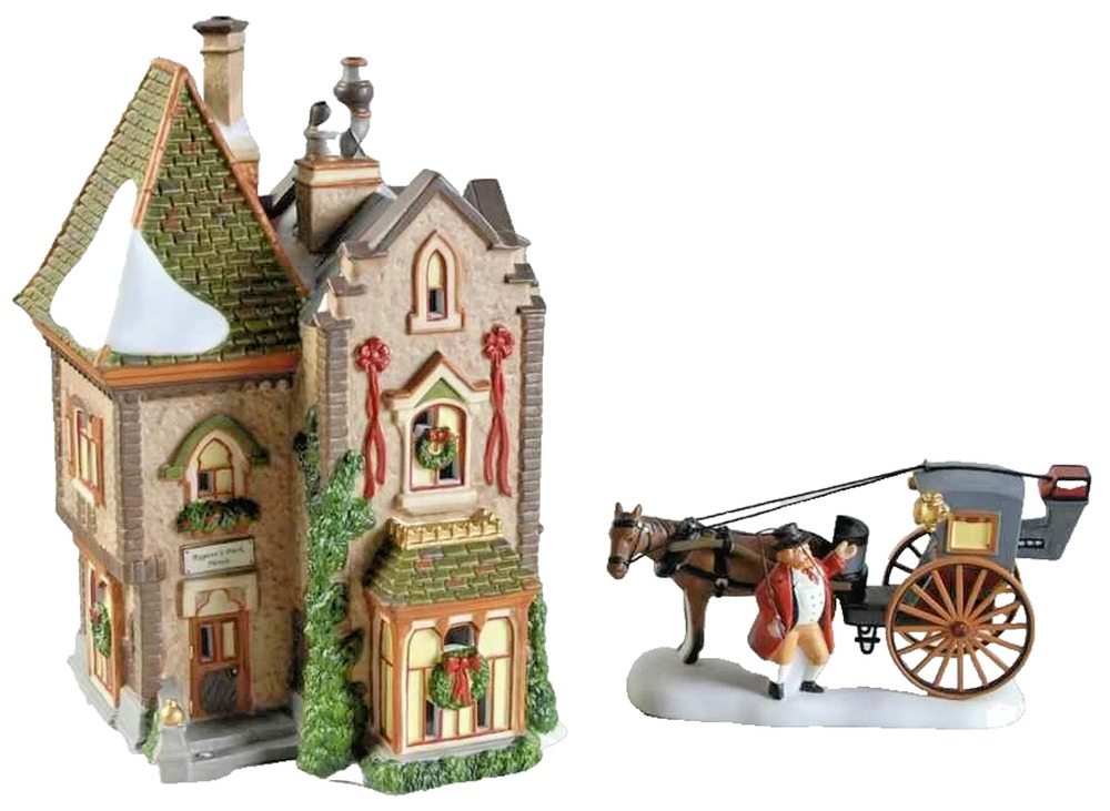 Dept 56 Christmas At Regent's Park House & Carriage Dickens' Village